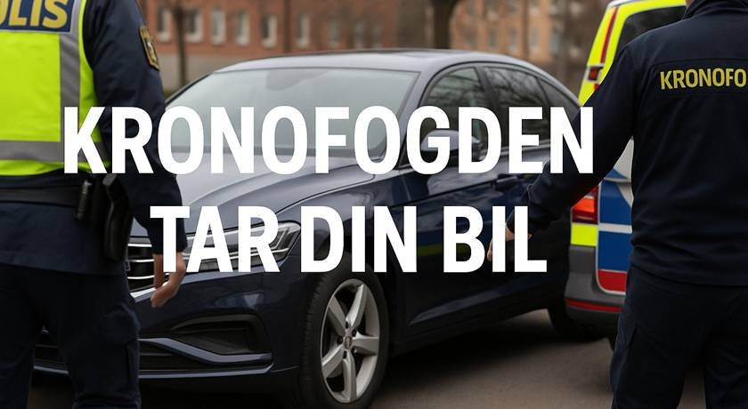 Låna ut bil till någon med skulder - Utmäts av Kronofogden